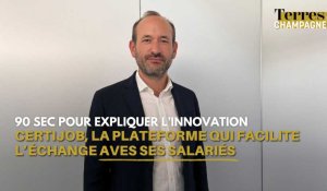 Viteff Epernay :  Sébastien Rigobert, de l’entreprise G2V services gagne le prix de l'innovation catégorie RSE