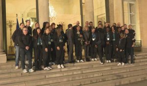 Handball: les Françaises championnes du monde reçues à l'Élysée