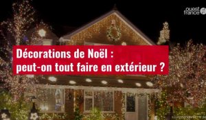 VIDÉO. Décorations de Noël : peut-on tout faire en extérieur ?