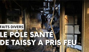 Un incendie détruit le pôle santé de Taissy, près de Reims