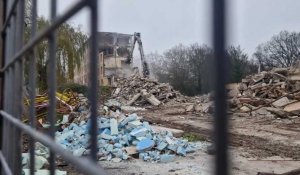 La démolition de la Banane sur les Hauts de Rouen a débuté