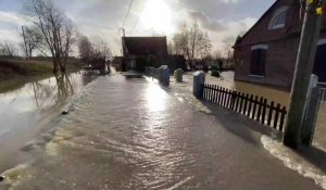 Inondations : l’eau monte aussi à Éperlecques