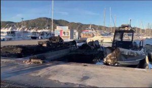 Saint-Florent : enquête ouverte après l'incendie de trois bateaux