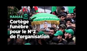 À Beyrouth, un imposant cortège funèbre pour le N°2 du Hamas