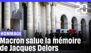 Macron rend hommage à Delors qui a « réconcilié l’Europe avec son avenir » #shorts