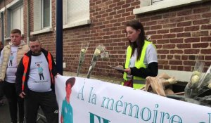 Une centaine de personnes ont marché à la mémoire d’Evan, mort dans un accident à Douchy