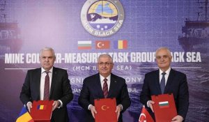 Guerre en Ukraine : Ankara, Sofia et Bucarest signent un accord de déminage en mer Noire
