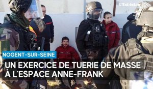 Un exercice de tuerie de masse à l’espace Anne-Frank de Nogent-sur-Seine  
