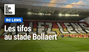 RC Lens : les plus beaux tifos au stade Bollaert lors de cette première partie de saison
