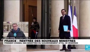 France : premier Conseil des ministres du gouvernement Attal ce vendredi