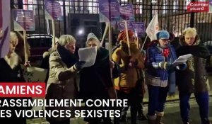 Rassemblement contre les violences sexistes à Amiens