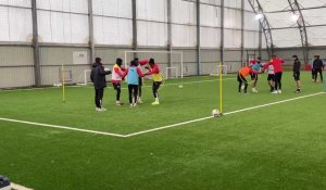 RC Lens : entraînement sous le Dôme de la Gaillette