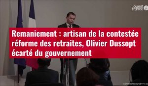 VIDÉO. Remaniement : artisan de la contestée réforme des retraites, Olivier Dussopt écarté du gouver