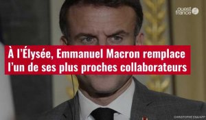 VIDÉO. À l’Élysée, Emmanuel Macron remplace l’un de ses plus proches collaborateurs
