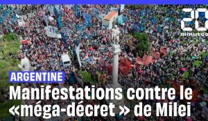 Argentine: Des manifestation contre le « méga-décret » dérégulateur de Milei