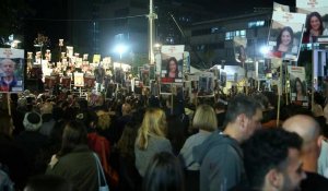 Manifestation à Tel-Aviv pour demander la libération des otages israéliens détenus à Gaza