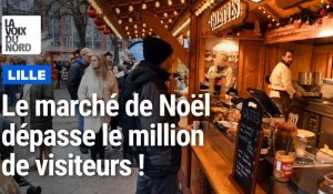 Plus d’un million de visiteurs au marché de Noël de Lille
