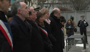 Paris: des personnalités politiques rendent hommage aux victimes des attentats de janvier 2015