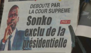 Sénégal: le Conseil constitutionnel a rejeté la candidature de l'opposant Sonko