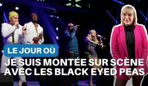 Clara a accompagné les Black Eyed Peas sur scène au Cabaret Vert