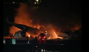 Cinq morts dans une collision entre avions à l'aéroport de Tokyo-Haneda