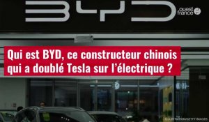 VIDÉO. Qui est BYD, ce constructeur chinois qui a doublé Tesla sur l’électrique ?