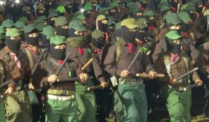 Cérémonie au Mexique pour célébrer le 30ème anniversaire de l'insurrection zapatiste