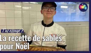 Noël : Andy, 17 ans et apprenti pâtissier, livre sa recette de sablés !