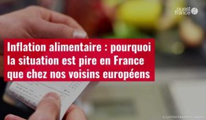 VIDÉO. Inflation alimentaire : pourquoi la situation est pire en France que chez nos voisins européens