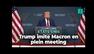 Trump se moque de Macron lors d'un meeting dans l’Iowa