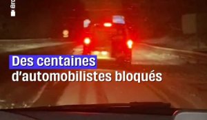 Île-de-France : Les autoroutes A12 et A13 fermées à cause de la neige #shorts