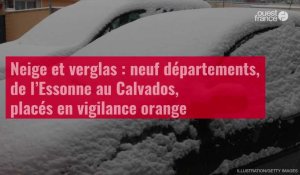 VIDÉO. Neige et verglas : neuf départements, de l’Essonne au Calvados, placés en vigilance