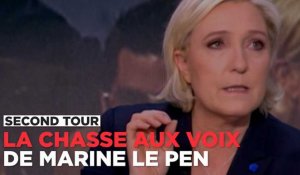 Quand Le Pen drague les électeurs de Mélenchon et Fillon