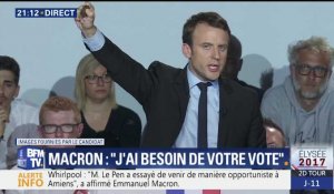À Arras, Emmanuel Macron montre qu'il a pris la pleine mesure de la menace FN