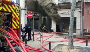 Incendie dans le centre-ville de Salon-de-Provence