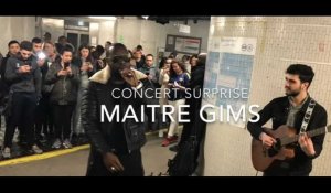Maître Gims improvise un concert surprise à Châtelet (vidéo)