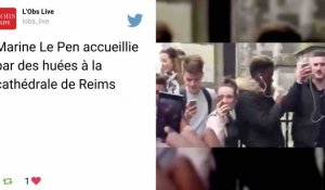 Visite mouvementée de Marine Le Pen à Reims - ZAPPING TWEETS ACTU