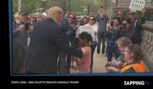 Donald Trump : Une petite fille pense s'adresser au président américain et l'insulte (vidéo)