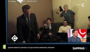Emmanuel Macron : Brigitte ne veut pas qu'il mange "des saloperies" (Vidéo)