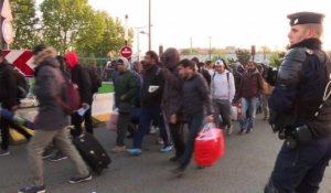 Evacuation de campements de migrants Porte de la Chapelle
