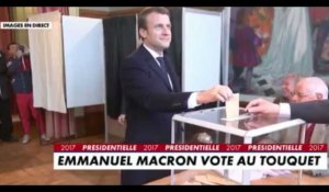 Présidentielle 2017 : Marine Le Pen et Emmanuel Macron ont voté (vidéo)