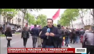 Macron président : première manifestation après son élection
