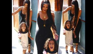 Kim Kardashian : sa fille North s'en prend à des paparazzis !