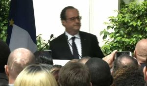 François Hollande: "Ce fut un honneur et une responsabilité"