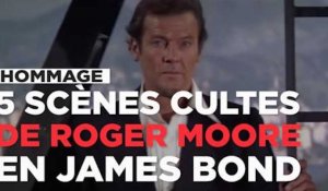 5 scènes cultes de Roger Moore en James Bond