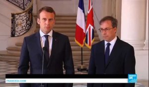 REPLAY - Emmanuel Macron exprime sa solidarité à l'égard du peuple britannique