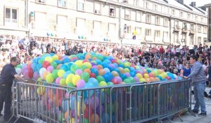 1200 ballons lâchés pour inaugurer la Foire des Rogations à Vire