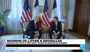 Premier tête-à-tête de Trump et Macron à Bruxelles
