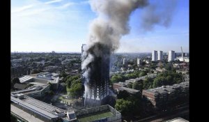 Londres : les terribles images à l'intérieur de l'immeuble incendié dévoilées (vidéo) 