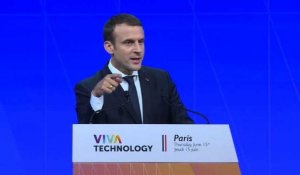 Salon VivaTech : Macron trace sa feuille de route technologique